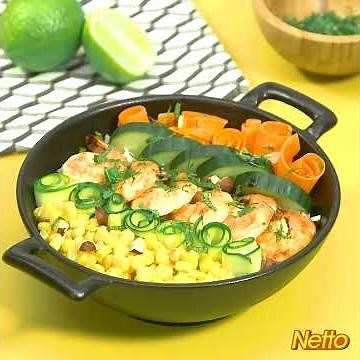 🎥 DÉLICE CHRONO #20 - Poke Bowl aux crevettes marinées