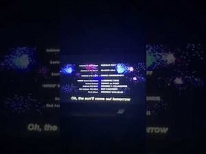 Opening and closing to Annie special anniversary edition 2003 DVD