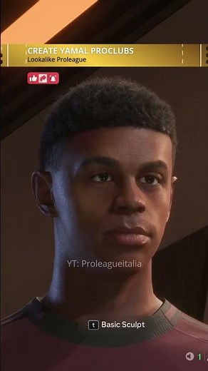 LAMINE YAMAL Face Creation in EA FC 25 - Pro Club & Career Mode Tutorial #facecreation #fc25