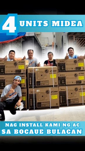 72 reactions · 11 shares | NAG INSTALL KAMI NG 4units MIDEA CELLEST SLITYPE AIRCON SA BOCAUE BULACAN #Satisfiedcustomer #wiljoi | Wiljoi Airconditioning Services | Facebook