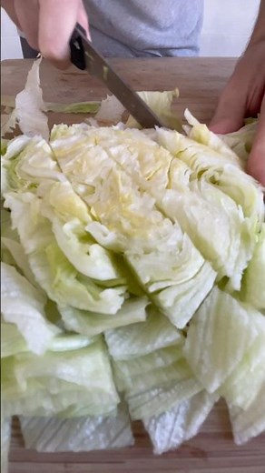 ASMR Lettuce Cutting 🥬 | The Most Satisfying Sound You’ll Hear Today