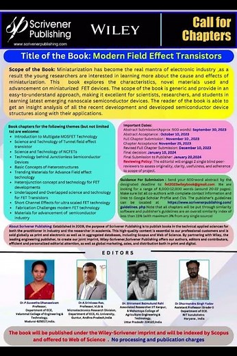 Call for BOOK CHAPTERS