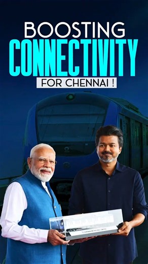 PM Modi, Tamil Nadu CM Joseph Vijay take a metro ride | #shorts | #chennaimetro