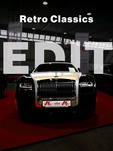 Autocenter Süd Nürnberg 's Stand bei der @RETRO Messen GmbH 🚀🔥 - - #cars #carshow #rollsroyce #edit #porsche