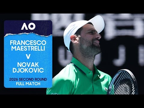 Francesco Maestrelli v Novak Djokovic Full Match | Australian Open 2026 Second Round