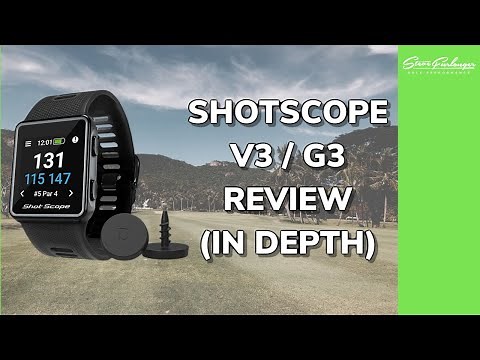 SHOTSCOPE V3 G3 REVIEW. GOLF GPS WATCH #SHOTSCOPEV3