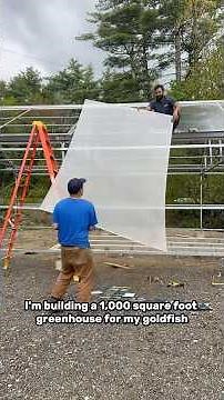 Installing polycarbonate roof pannels on my GrowSpan greenhouse