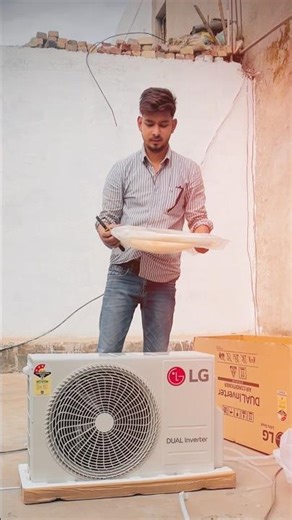 New unboxing lg dual inverter model ⚙️🥰#raokhairulofficial #tecnician #actechnician #air