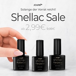 Entdecke jetzt den JOLIFIN Shellac! 💅❤️ Nur für kurze Zeit: schon ab 2,99€! Lass deine Nägel in neuem Glanz strahlen! ✨ #Jolifin #JolifinLAVENI #shellac | Pretty Nail Shop 24 - Jolifin