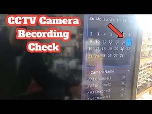 CCTV camera playback / CCTV Camera Recording check /how to check CCTV camera Recording /dahua DVR