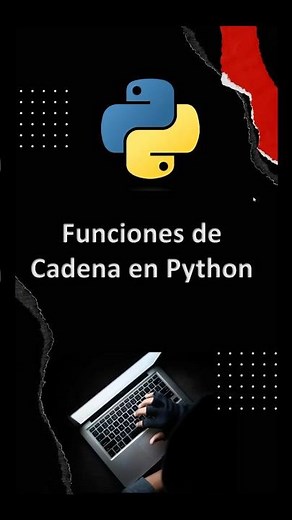 Funciones de Cadena en Python #python #pythontutorial #tutorialpython