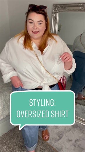 Styling Tips for Plus Size Fashion: How to Style an Oversized Shirt