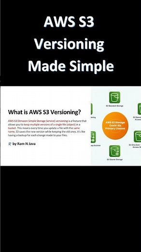 AWS S3 Versioning Made Simple
