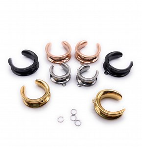 DIY Dangle Saddles: Surgical Steel Plugs for Gauges (6mm - 30mm) - Etsy