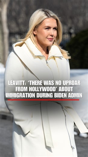 KAROLINE LEAVITT: “I think it’s very ironic and frankly sad to see celebrities who live in gated communities with private security, with millions of dollars to spend protecting themselves, trying to just demonize, again, law enforcement—public servants who work for the United States government to enforce our nation’s laws.” “You didn’t hear this same type of uproar from celebrities in Hollywood when the previous administration allowed an invasion of our nation’s borders and allowed innocent wome