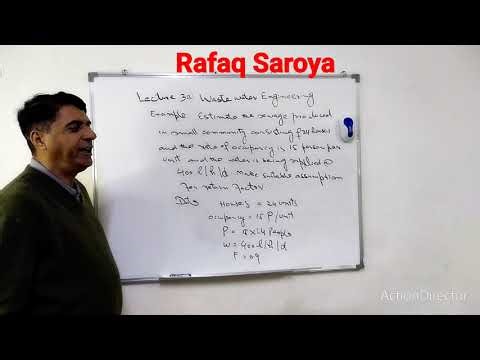 Lecture 3 a: Example of Sewage Estimation