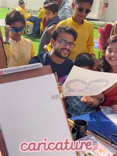 Captivating Caricature Art: Live Drawings in the USA