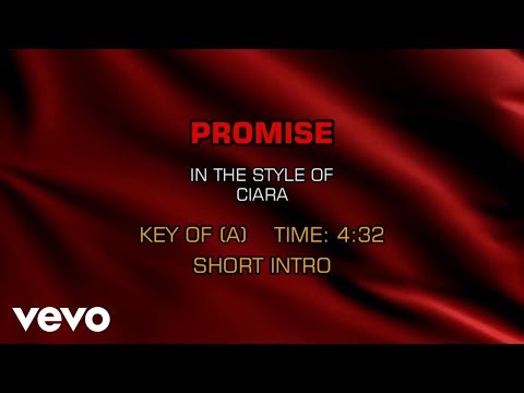 Ciara - Promise (Karaoke)
