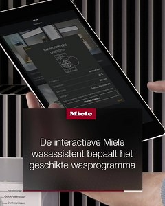 30K views · 15 reactions | Katoenen overhemden? Of polyester sportshirts? De Miele Assistent helpt je altijd het juiste wasprogramma te kiezen. | Miele | Facebook