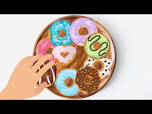 10 Little Donuts | Learn to Count with Donuts | Kids Educational Song | Kindergarten & Preschool