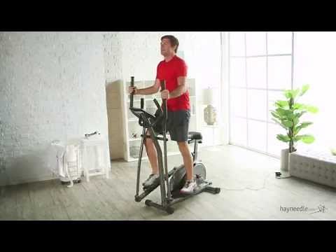Body Champ BRM3780 2-in-1 Elliptical Dual Trainer with Seat - Product Review Video