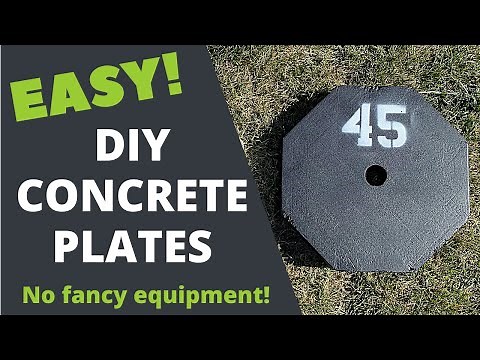 DIY Concrete Weight Plates | Step-by-step Tutorial