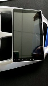 High clear Car Radio Screen Protector with Carbon Fiber Edge for 7