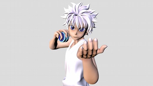 HUNTER×HUNTER キルア Killua Zoldyck - Download Free 3D model by kishi (@ash.takafumi)