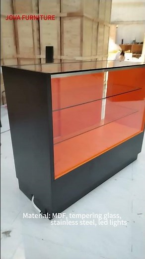 Multi-layer glass display showcase wholesale, mobile shop counter designs