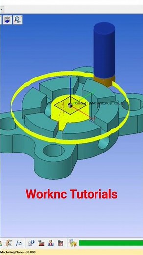 WORKNC TUTORIAL #solidworks #cadcam #worknc