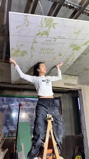 Techniques for installing ceiling boards in a house