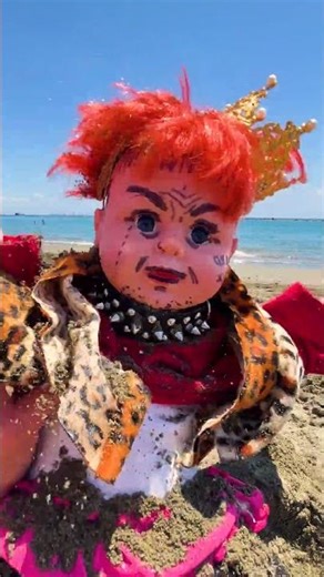 What’s Hidden in the Sand? 🌊 Building a Beach Pool Adventure! 🏖️ #BeachFun