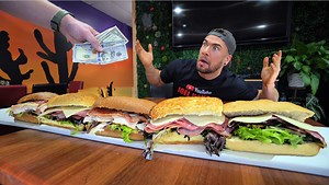 27K views · 1.4K reactions | The BIGGEST SANDWICH CHALLENGE IN...