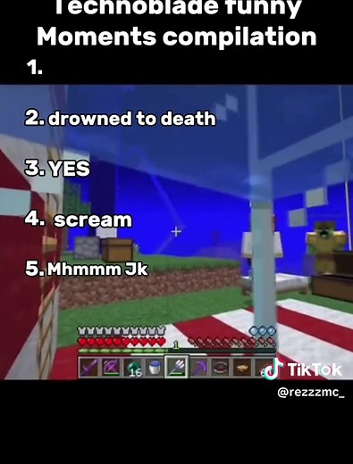 Technoblade Funny Moments Compilation | Minecraft Clips