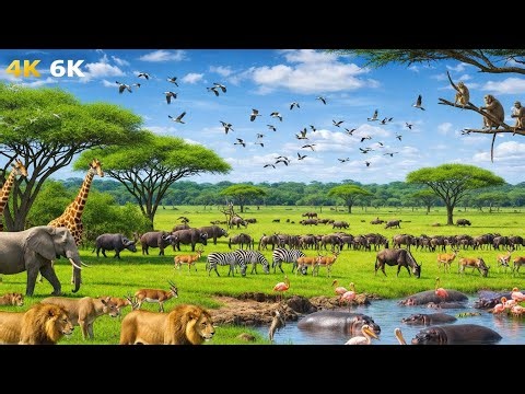 Amazon Jungle 4K - Peaceful Rainforest Sounds with Beautiful Wildlife