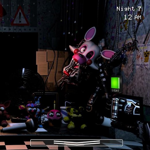 Mangle FNaF Voice Line Animated