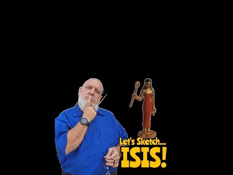 Isis sketch and Facts: Queen of Magic and Mystery VERTICAL