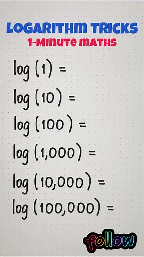 35K views · 370 reactions | Logarithm Tricks (Base 10)  | Prof D | Facebook
