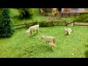 FALLER - Klangerlebnis! Spur N 🐄🔊🤗 Figuren-Set mit Mini-Sound-Effekt Kühe