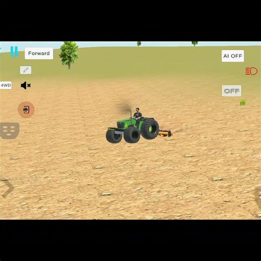 Drove a MONSTER TRACTOR in the DESERT… Then THIS Happened!” 😱🚜**
