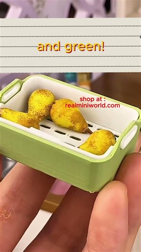 Miniature Storage Box with Strainer✨ | Dollhouse Miniature Fun | Real Mini World