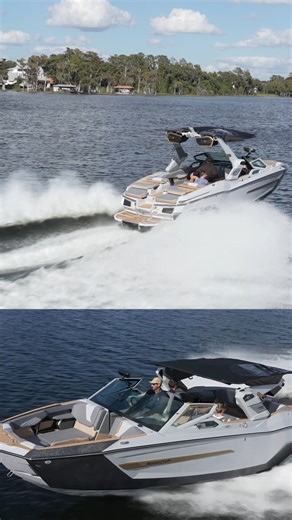 Wakeboarding Magazine on Instagram: "The all-new 2026 MasterCraft X24 blends luxury-level comfort with pro-grade performance—from dual helm displays and an observer control screen to oversized transom lounges and endlessly customizable wakes. This one’s built to impress riders and passengers. #MasterCraft #X24 #WakeBoat #Towboat #Watersports #BoatReview #wakeboardingmagazine"