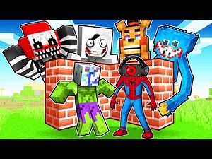 I CHEATED With SUPERHEROES in a Build To Survive CHALLENGE!