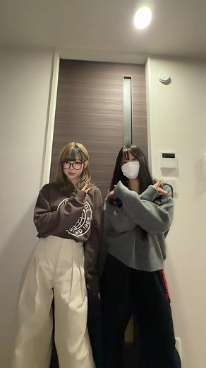 るいかの受験を応援する楽しいマスク姿