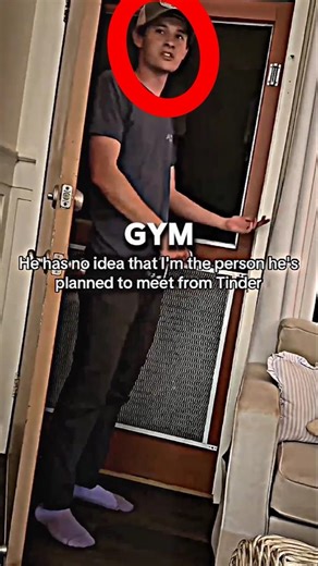 He has no idea that I'm the person he's planned to meet form Tinder