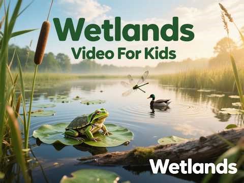 Wetlands Video For Kids | Wetlands For Kids Video | Wetlands Explained For Kids Video | Wetland Kids