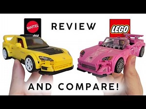 Mattel Brick Shop Honda S2000 Review || ...And Compare to LEGO!