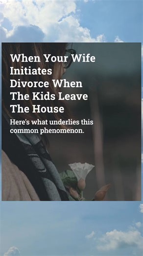 12K views · 18 reactions | Women initiate far more divorces than men do, and rates of “gray divorce” are growing. Many women stay in the marriage until their kids leave the house, and at that point, they initiate divorce. Are these women waiting to initiate divorce or do they decide to leave only after the kids have graduated high school? I see both in my practice, and each situation is associated with certain unique factors. | Dr. Psych Mom | Facebook