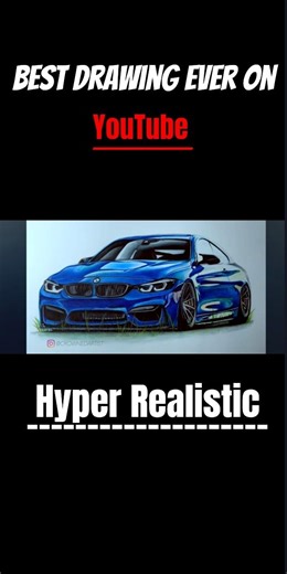 Best HYPER REALISTIC Drawing Ever on YouTube ✨ | ‪@CarGuy-Drawing‬