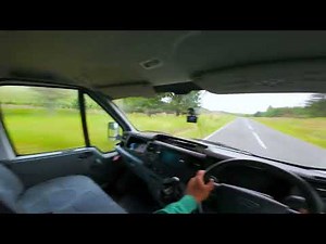 FORD TRANSIT LUTON VAN GAPPING ON B ROADS / TIGHT SQUEEZES & SCENIC VIEWS